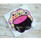 Cauldron Scallop Patch | Machine Embroidery Designs by JuJu
