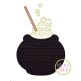 Cauldron Applique | Machine Embroidery Designs by JuJu