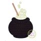 Cauldron Applique | Machine Embroidery Designs by JuJu