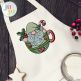 Swirly Beard Santa 2 Embroidery Design | Machine Embroidery Designs by JuJu