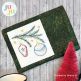 Sketch Pine Branch Mug Rug by Oma's Place | Machine Embroidery Designs by JuJu