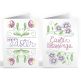 Easter Greeting Cards 3 Embroidery Set | Machine Embroidery Designs by JuJu