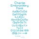 Charlie Embroidery Font | Machine Embroidery Designs by JuJu