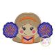Cheerleader 2 Applique | Machine Embroidery Designs by JuJu