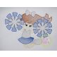Cheerleader Jumping Sketch Embroidery | Machine Embroidery Designs by JuJu