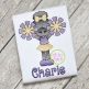 Cheerleader Standing 2 Sketch | Machine Embroidery Designs by JuJu