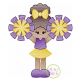 Cheerleader Standing 2 Sketch | Machine Embroidery Designs by JuJu
