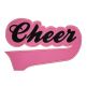 Cheer Sport Tail Applique | Machine Embroidery Designs by JuJu