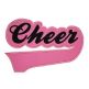 Cheer Sport Tail Applique | Machine Embroidery Designs by JuJu