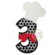 Chef Hat Numbers Set Applique | Machine Embroidery Designs by JuJu