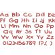 Childs Handwriting Embroidery Font