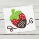 Chocolate Strawberry | Machine Embroidery Designs by JuJu