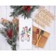 Christmas Car Vintage Sketch | Machine Embroidery Designs by JuJu