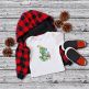 Christmas Dinosaurs 1 | Machine Embroidery Designs by JuJu
