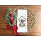 Christmas Door Vintage Sketch | Machine Embroidery Designs by JuJu