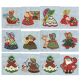 Jumbo Sunbonnet Belles Christmas Applique Machine Embroidery Designs by JuJu 