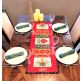 ITH Christmas Table Runner 1 | Machine Embroidery Designs by JuJu