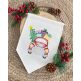 Christmas Truck Front Vintage Sketch | Machine Embroidery Designs by JuJu