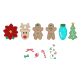 Christmas Alphabet Embellishment Kit 1 | Machine Embroidery Designs by JuJu