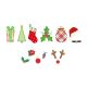 Christmas Alphabet Embellishment Kit 2 | Machine Embroidery Designs by JuJu	