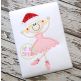 Christmas Ballerina Applique | Machine Embroidery Designs by JuJu