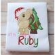 Christmas Bear Tree Applique | Machine Embroidery Designs by JuJu