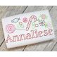 Christmas Candy Border Bean Embroidery | Machine Embroidery Designs by JuJu