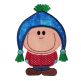 Christmas Cuties Kids Applique Machine Embroidery Designs by JuJu