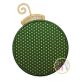 Christmas Ornament Applique | Machine Embroidery Designs by JuJu