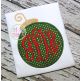 Christmas Ornament Applique | Machine Embroidery Designs by JuJu