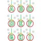 Christmas Ornament Applique Alphabet
