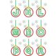 Christmas Ornament Applique Alphabet