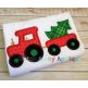 Christmas Tractor | Machine Embroidery Designs by JuJu/ Stitch Away Applique 