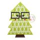 Christmas Tree Glasses Boy Applique | Machine Embroidery Designs by JuJu