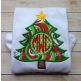 Christmas Tree Monogram Circle | Machine Embroidery Designs by JuJu/ Stitch Away Applique