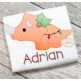 Christmas Triceratops Sketch | Machine Embroidery Designs by JuJu