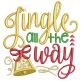 Christmas Word Art Set 1 4x4 hoop only Machine Embroidery Designs by JuJu