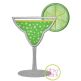 Cinco de Mayo Margarita Applique | Machine Embroidery Designs by JuJu