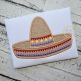 Cinco de Mayo Sombrero Applique | Machine Embroidery Designs by JuJu