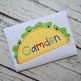 Cinco de Mayo Taco Applique | Machine Embroidery Designs by JuJu