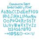 Cinnamon Swirl Embroidery Font | Machine Embroidery Designs by JuJu
