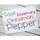 Cinnamon Cake Embroidery Font