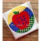 Circle Apple | Machine Embroidery Designs by JuJu