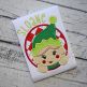 Elf Girl Oval Applique | Machine Embroidery Designs by JuJu