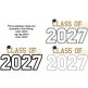 Class of 2027 Applique Design Set | Machine Embroidery Designs by JuJu