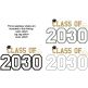 Class of 2030 Applique Design Set | Machine Embroidery Designs by JuJu