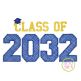 Class of 2032 Applique Design Set | Machine Embroidery Designs by JuJu