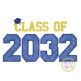 Class of 2032 Applique Design Set | Machine Embroidery Designs by JuJu