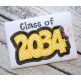 Class of 2034 Double Applique | Machine Embroidery Designs by JuJu