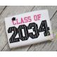 Class of 2034 Applique Design Set | Machine Embroidery Designs by JuJu